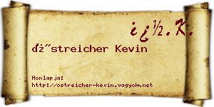 Östreicher Kevin névjegykártya